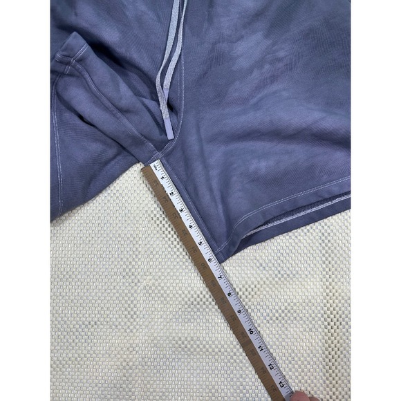 Lululemon Scuba Sweat Shorts Lounge Comfy Casual Athletic Gray Tie Dye 4‎ - Picture 5 of 7
